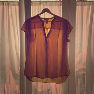 H&M Vintage-y mustard yellow blouse